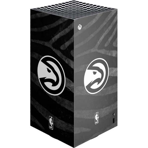 NBA Atlanta Hawks Black Animal Print XBox Series X Digital Edition Console Skin