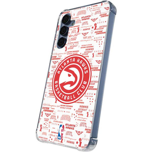NBA Atlanta Hawks Blast Galaxy A55 5G Clear Case
