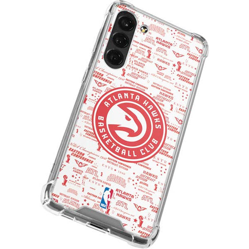 NBA Atlanta Hawks Blast Galaxy S24 FE Clear Case