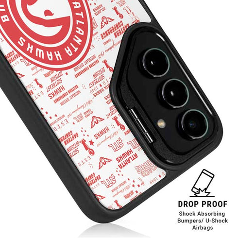 NBA Atlanta Hawks Blast Galaxy S24 FE Kickstand Case