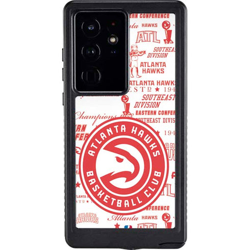 NBA Atlanta Hawks Blast Galaxy S24 Ultra Waterproof Case