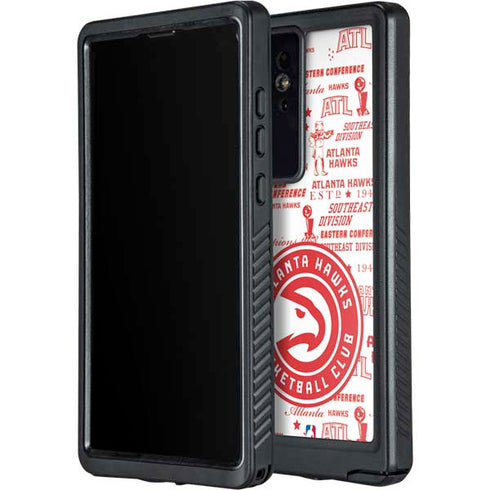 NBA Atlanta Hawks Blast Galaxy S24 Ultra Waterproof Case