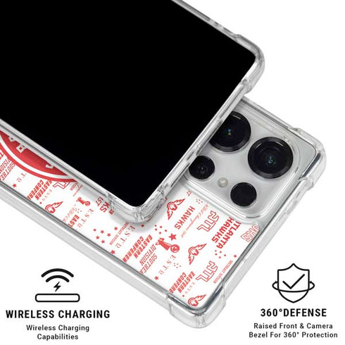 NBA Atlanta Hawks Blast Galaxy S26 Ultra Clear Case
