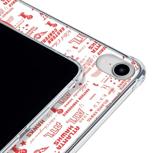 NBA Atlanta Hawks Blast iPad 11th Gen (2025) Clear Case