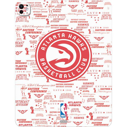 NBA Atlanta Hawks Blast iPad Pro 13in M4 (2024) Skin
