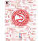 NBA Atlanta Hawks Blast iPad Pro 13in M4 (2024) Skin