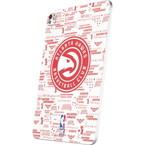 NBA Atlanta Hawks Blast iPad Pro 13in M4 (2024) Skin