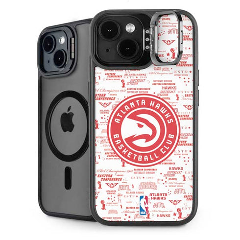 NBA Atlanta Hawks Blast iPhone 14 Plus Kickstand Case