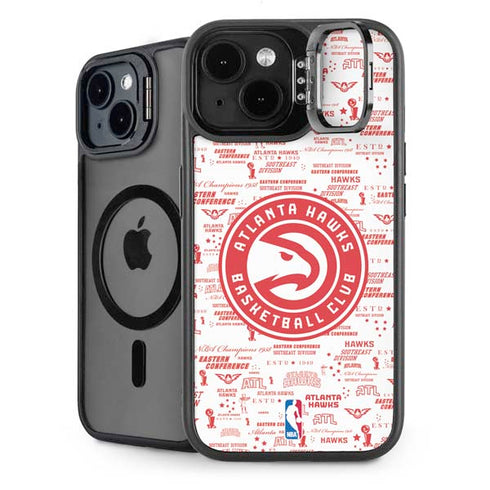 NBA Atlanta Hawks Blast iPhone 15 Kickstand Case