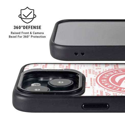 NBA Atlanta Hawks Blast iPhone 15 Kickstand Case