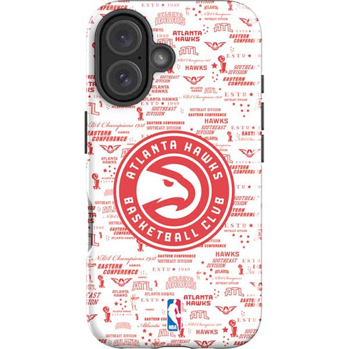 NBA Atlanta Hawks Blast iPhone 16 Plus Impact Case