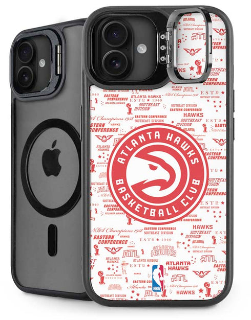 NBA Atlanta Hawks Blast iPhone 16 Plus Kickstand Case