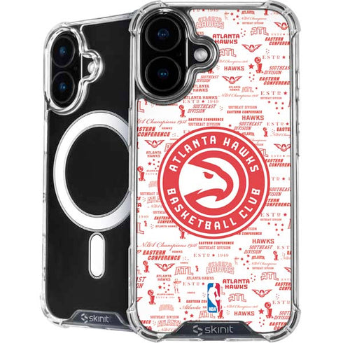 NBA Atlanta Hawks Blast iPhone 16 Plus MagSafe Case