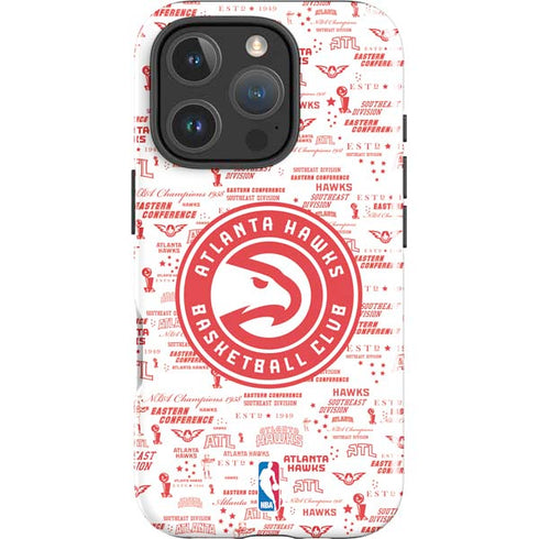 NBA Atlanta Hawks Blast iPhone 16 Pro Max Impact Case