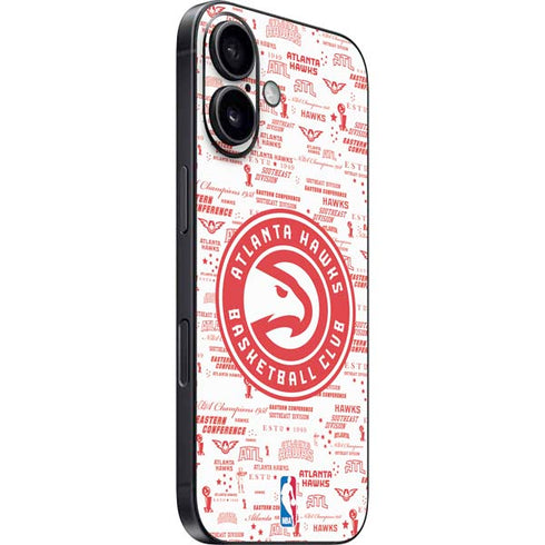 NBA Atlanta Hawks Blast iPhone 16 Skin
