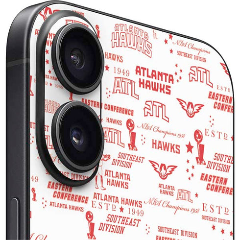 NBA Atlanta Hawks Blast iPhone 16 Skin