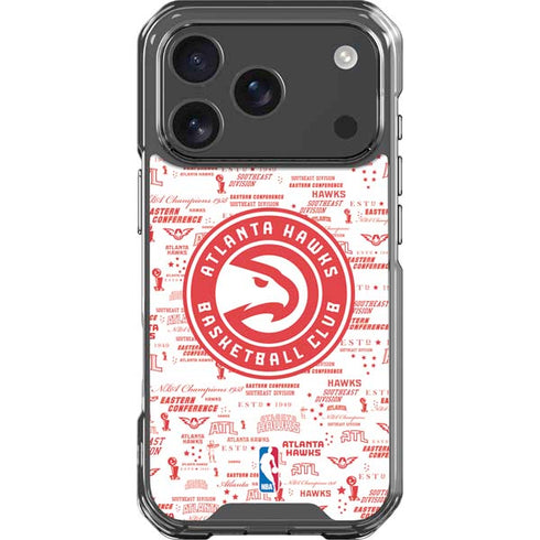 NBA Atlanta Hawks Blast iPhone 18 Pro Clear Case