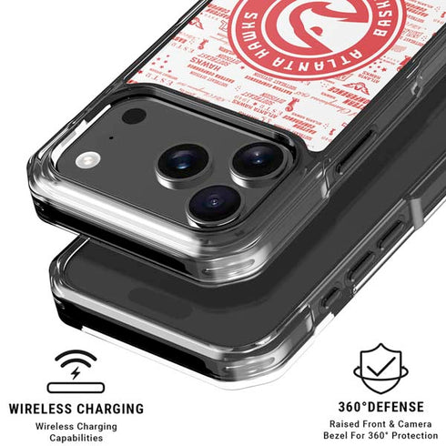 NBA Atlanta Hawks Blast iPhone 18 Pro Clear Case