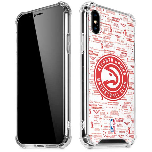 NBA Atlanta Hawks Blast iPhone X/XS Clear Case