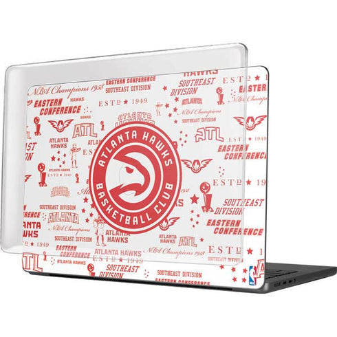 NBA Atlanta Hawks Blast MacBook Pro 14in (2021-24) Case plus Skin