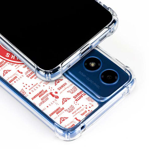 NBA Atlanta Hawks Blast Moto G 5G (2024) Clear Case