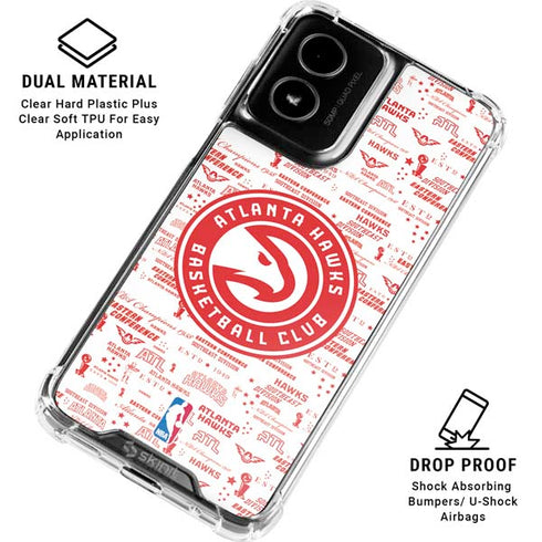NBA Atlanta Hawks Blast Moto G Power 5G (2024) Clear Case