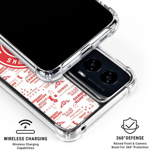 NBA Atlanta Hawks Blast Moto G Power 5G (2024) Clear Case