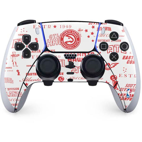 NBA Atlanta Hawks Blast PS5 DualSense Edge Pro Controller Skin
