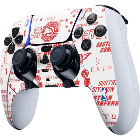 NBA Atlanta Hawks Blast PS5 DualSense Edge Pro Controller Skin