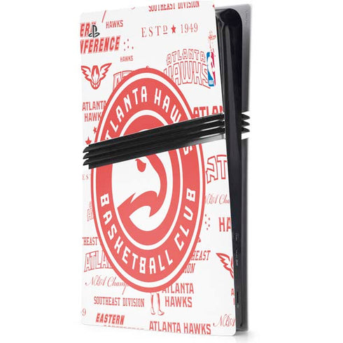 NBA Atlanta Hawks Blast PS5 Pro Console Skin