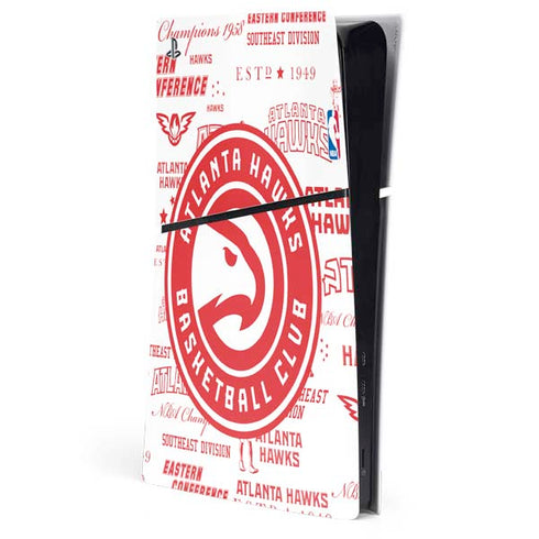 NBA Atlanta Hawks Blast PS5 Slim Digital Edition Console Skin
