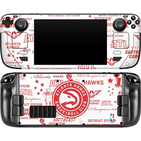 NBA Atlanta Hawks Blast Steam Deck Handheld Gaming Computer Skin