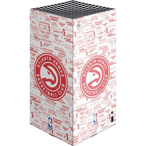 NBA Atlanta Hawks Blast XBox Series X Digital Edition Console Skin