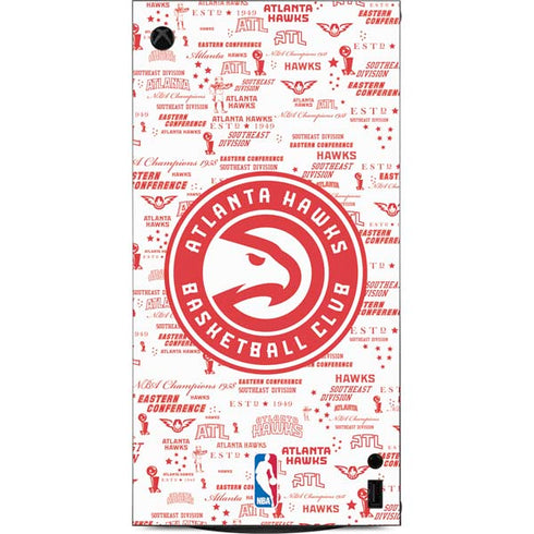NBA Atlanta Hawks Blast XBox Series X Digital Edition Console Skin