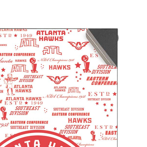 NBA Atlanta Hawks Blast XBox Series X Digital Edition Console Skin