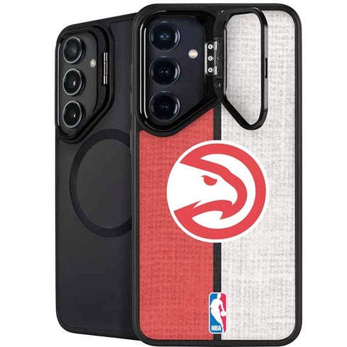 NBA Atlanta Hawks Canvas Galaxy S25 Kickstand Case