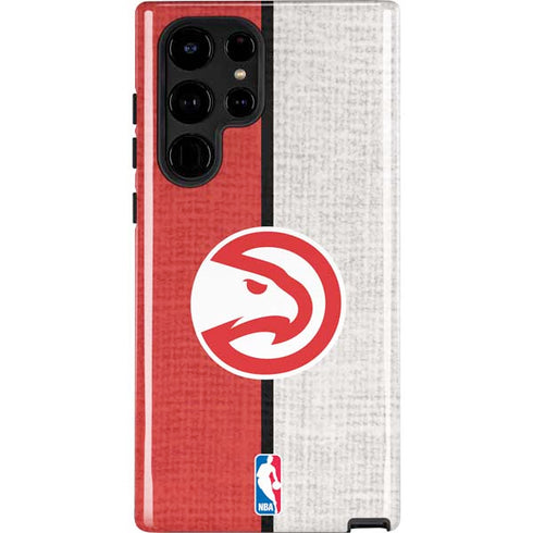 NBA Atlanta Hawks Canvas Galaxy S25 Ultra Impact Case