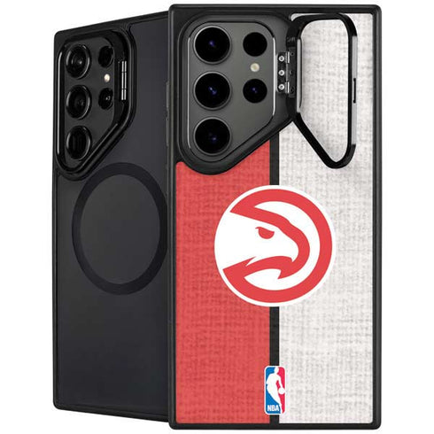 NBA Atlanta Hawks Canvas Galaxy S24 Ultra Kickstand Case
