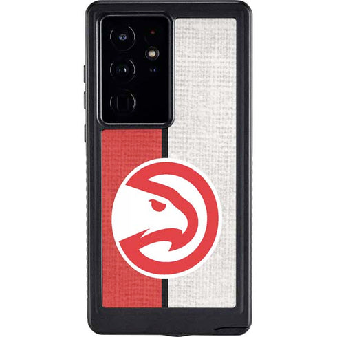 NBA Atlanta Hawks Canvas Galaxy S24 Ultra Waterproof Case
