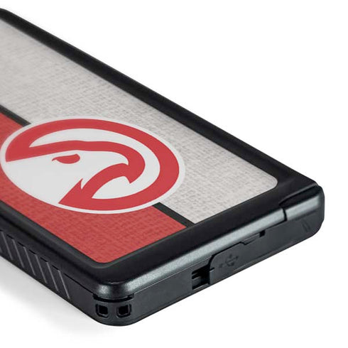 NBA Atlanta Hawks Canvas Galaxy S24 Ultra Waterproof Case