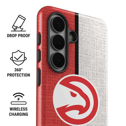NBA Atlanta Hawks Canvas Galaxy S26 Plus Impact Case