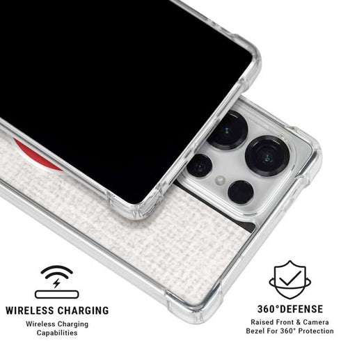NBA Atlanta Hawks Canvas Galaxy S26 Ultra Clear Case