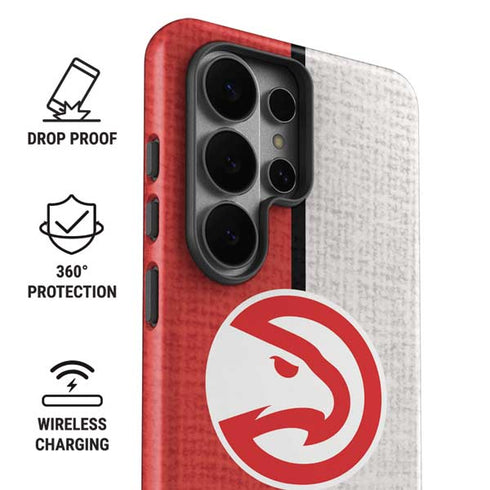NBA Atlanta Hawks Canvas Galaxy S26 Ultra Impact Case