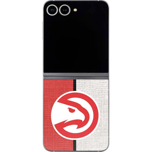 NBA Atlanta Hawks Canvas Galaxy Z Flip6 Skin