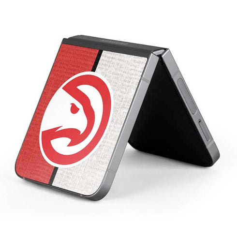 NBA Atlanta Hawks Canvas Galaxy Z Flip6 Skin