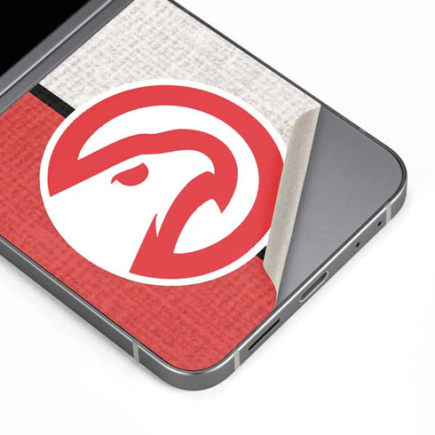 NBA Atlanta Hawks Canvas Galaxy Z Flip6 Skin