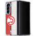 NBA Atlanta Hawks Canvas Galaxy Z Fold5 5G Clear Case