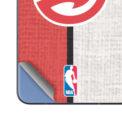 NBA Atlanta Hawks Canvas Galaxy Z Fold5 5G Skin
