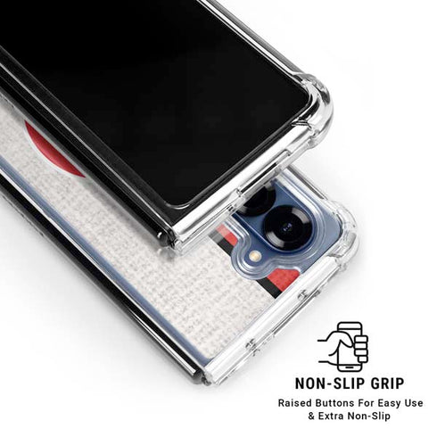 NBA Atlanta Hawks Canvas Galaxy Z Fold6 Clear Case