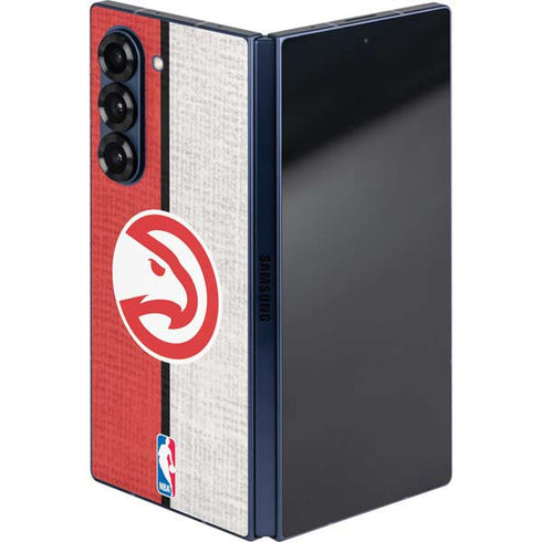 NBA Atlanta Hawks Canvas Galaxy Z Fold6 Skin